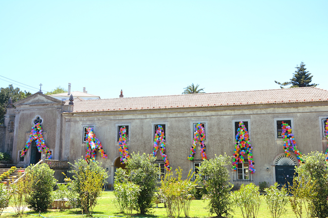 the quinta my vintage wedding reception in portugal